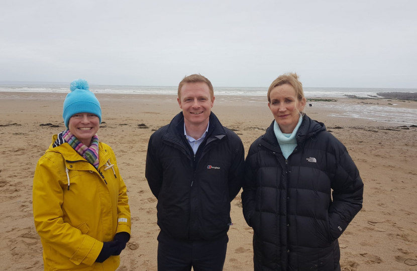 Selaine with Water Minister and Braunton Councillor