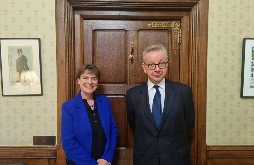 With SoS Michael Gove