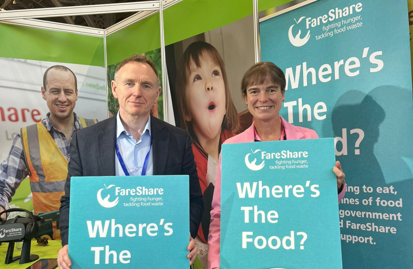 photo with fareshare at conference 2023