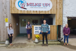 Selaine visiting Milks Up in Braunton