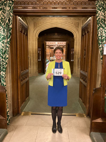 Selaine is the 529th female MP to be sworn into the House of Commons