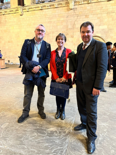 Selaine with Guy Opperman and Adam Tranter