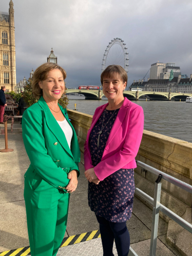 Picture of Selaine with Rebecca Pow MP