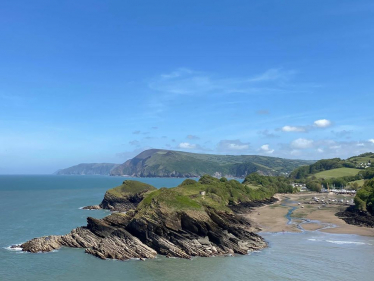 The beautiful coastline of North Devon